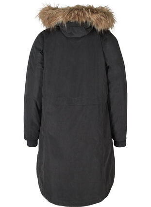 Veste d'hiver imperméable avec capuche amovible, Grey as sample, Packshot image number 1