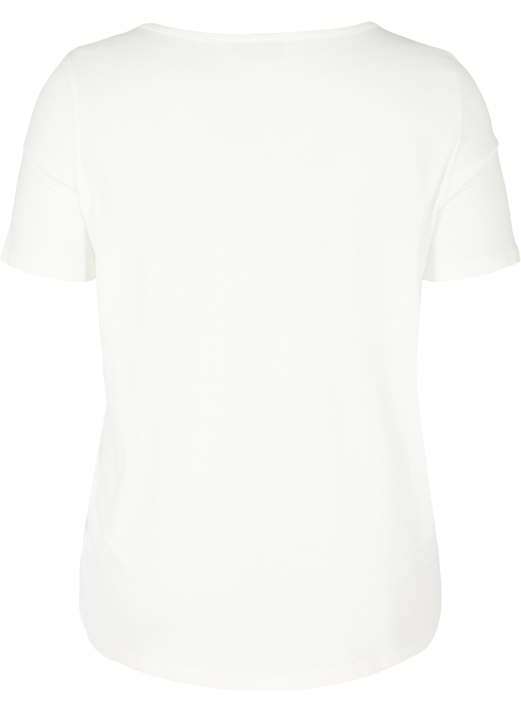ZizziT-shirt, Warm Off-white, Packshot image number 1