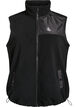 Gilet en polaire avec col montant et cordon de serrage au bas, Noir, Packshot image number 0