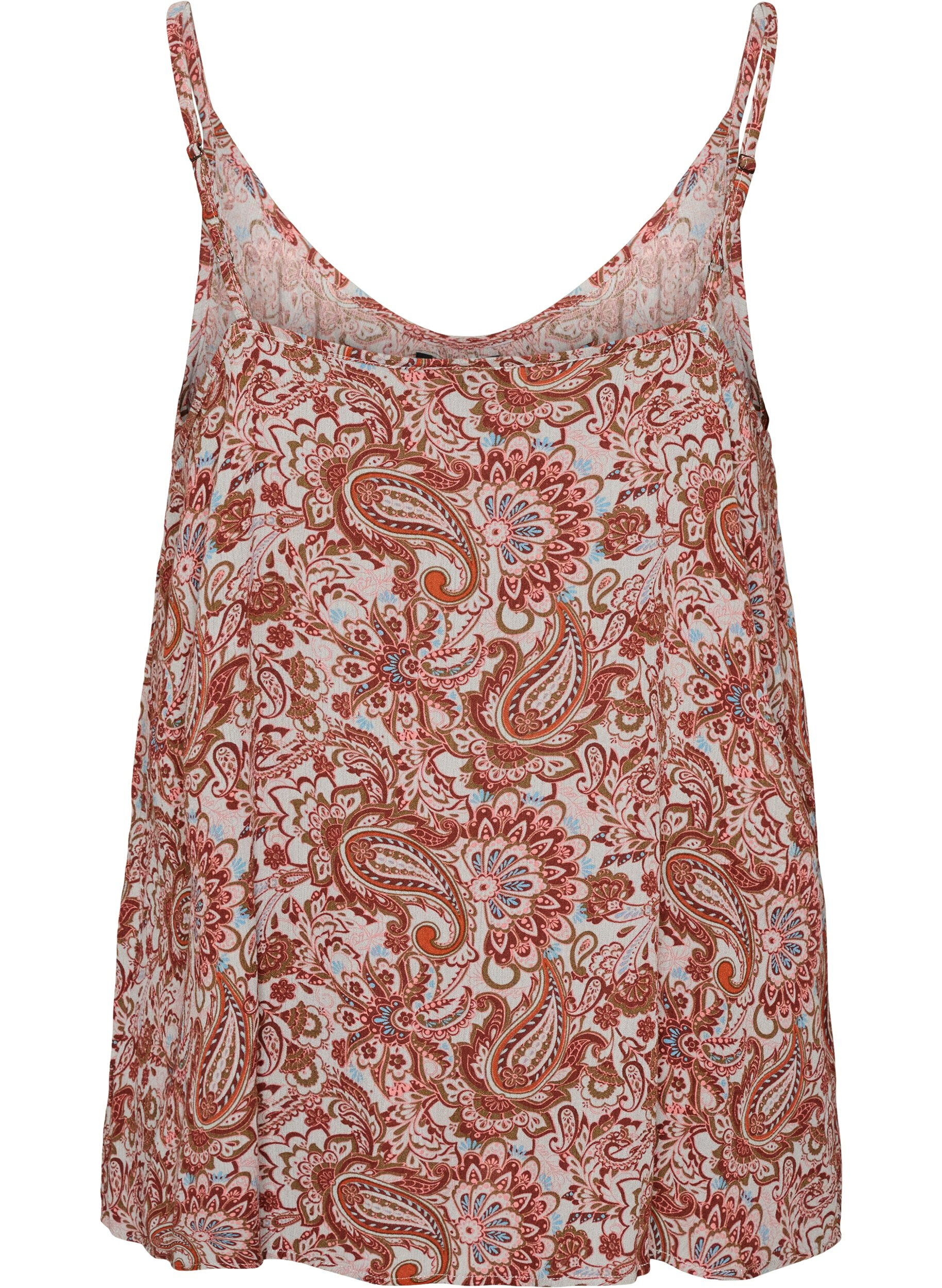 ZizziStrap top in viscose, Roze, Packshot image number 1