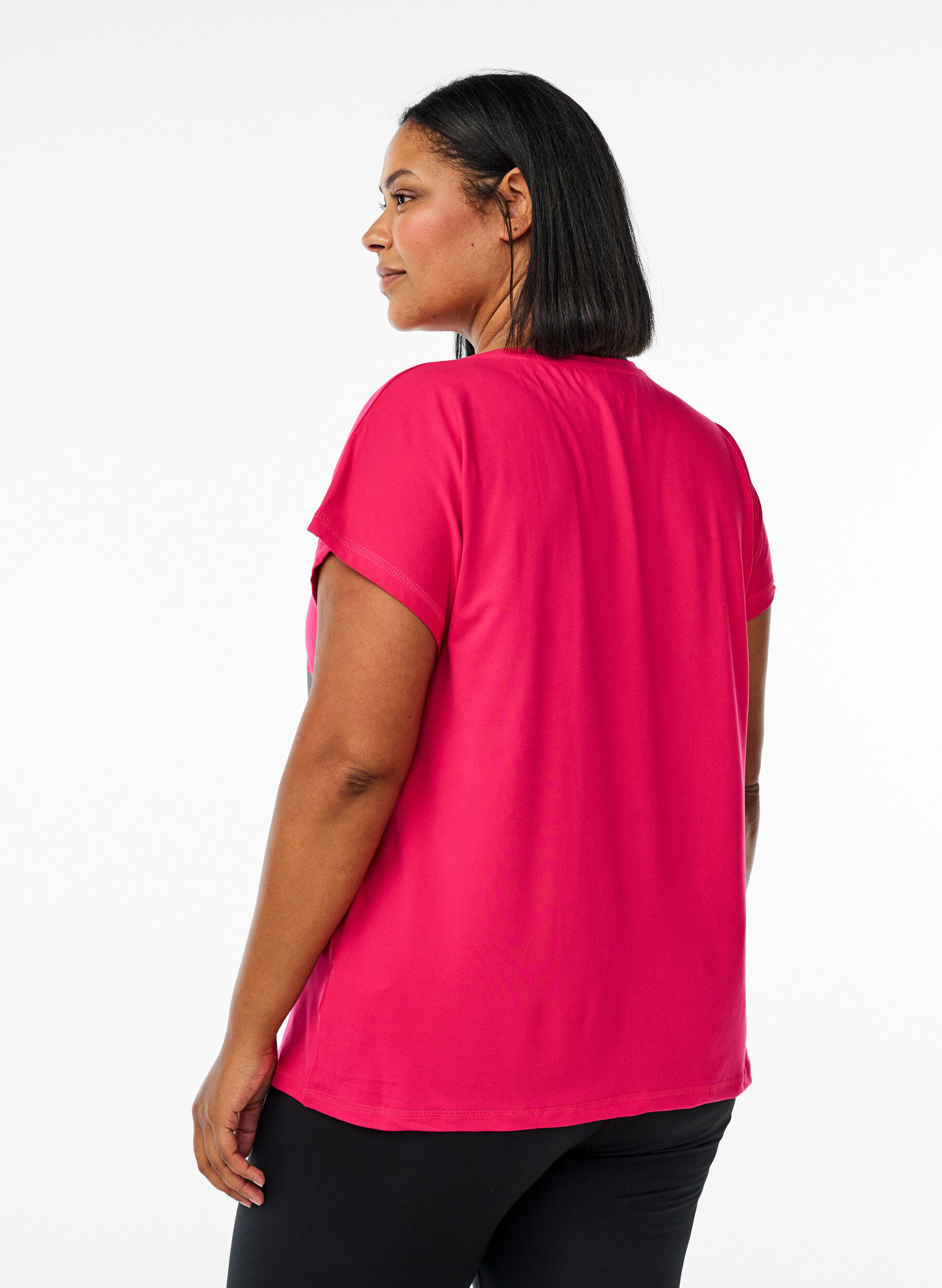 ZizziEffen sportshirt, Roze, Model image number 2