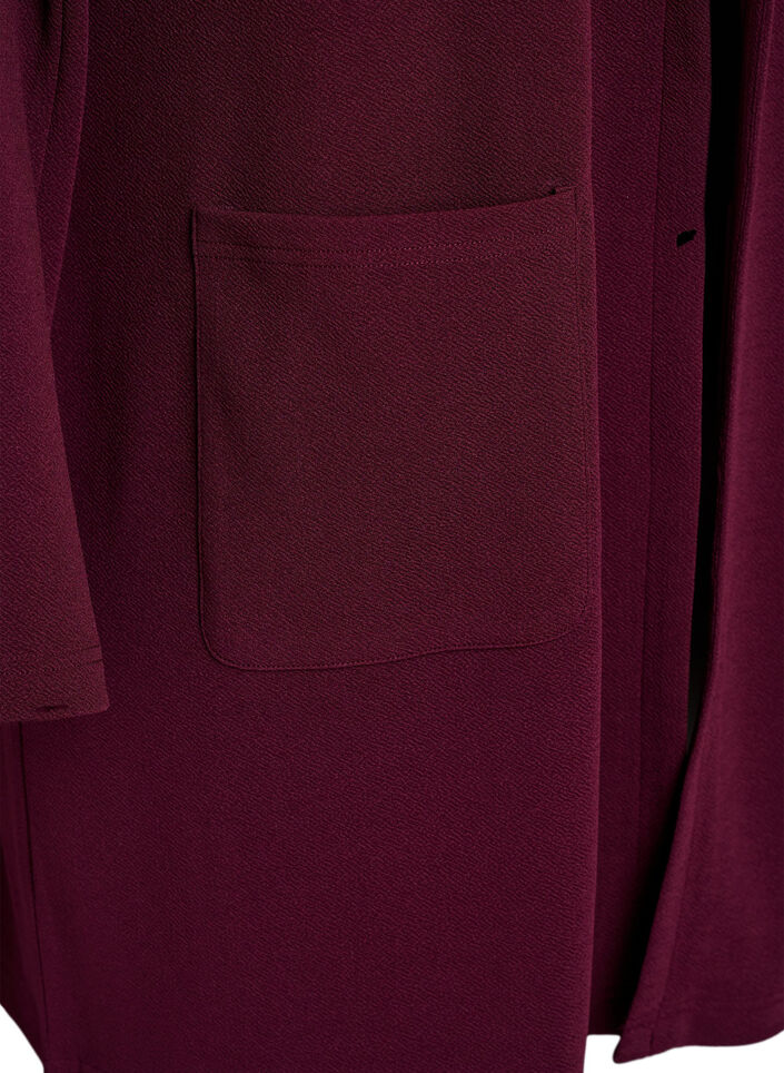 Blazer long avec des poches, Bordeaux, Packshot image number 3