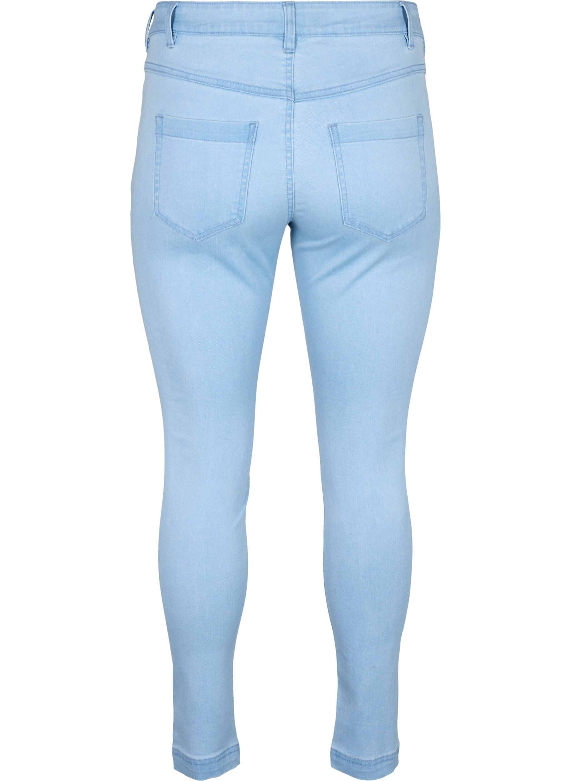 Zizzi Jean taille r&eacute;guli&egrave;re Viona, Bleu Clair, Packshot image number 1