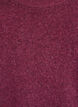 Pull ample en maille avec coutures apparentes, Bordeaux fonc&eacute;, Packshot image number 2