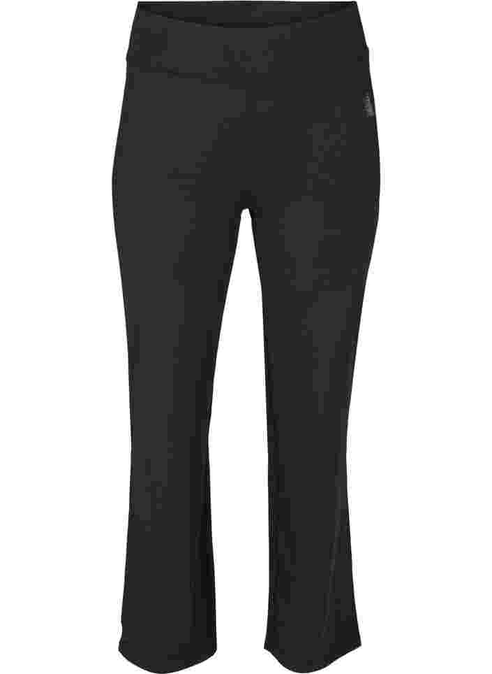 Pantalon de sport évasé, Black, Packshot image number 0