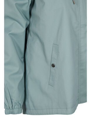 Veste Parka courte à capuche et bas ajustable, Chinois Green, Packshot image number 3