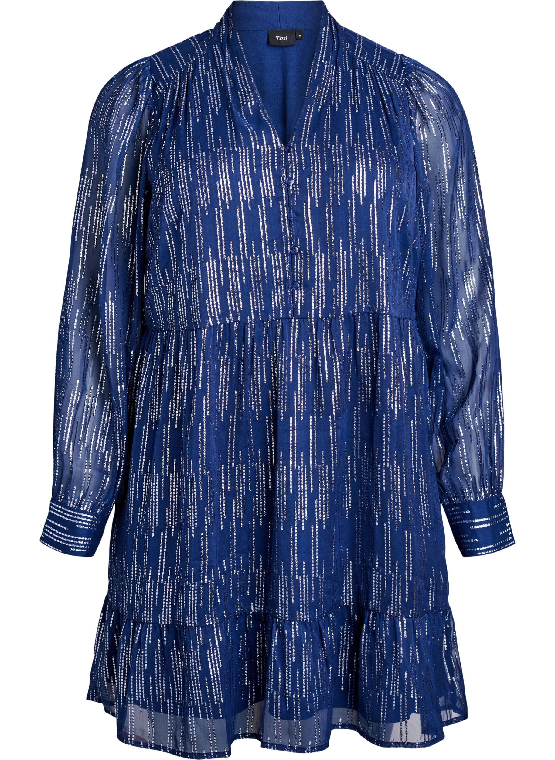 Robe de f&ecirc;te courte &agrave; motif paillet&eacute;