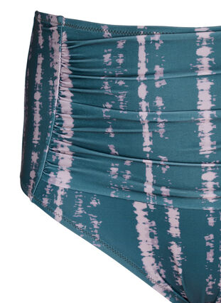 Bas de bikini taille extra haute avec imprimé, Tie Dye AOP, Packshot image number 2