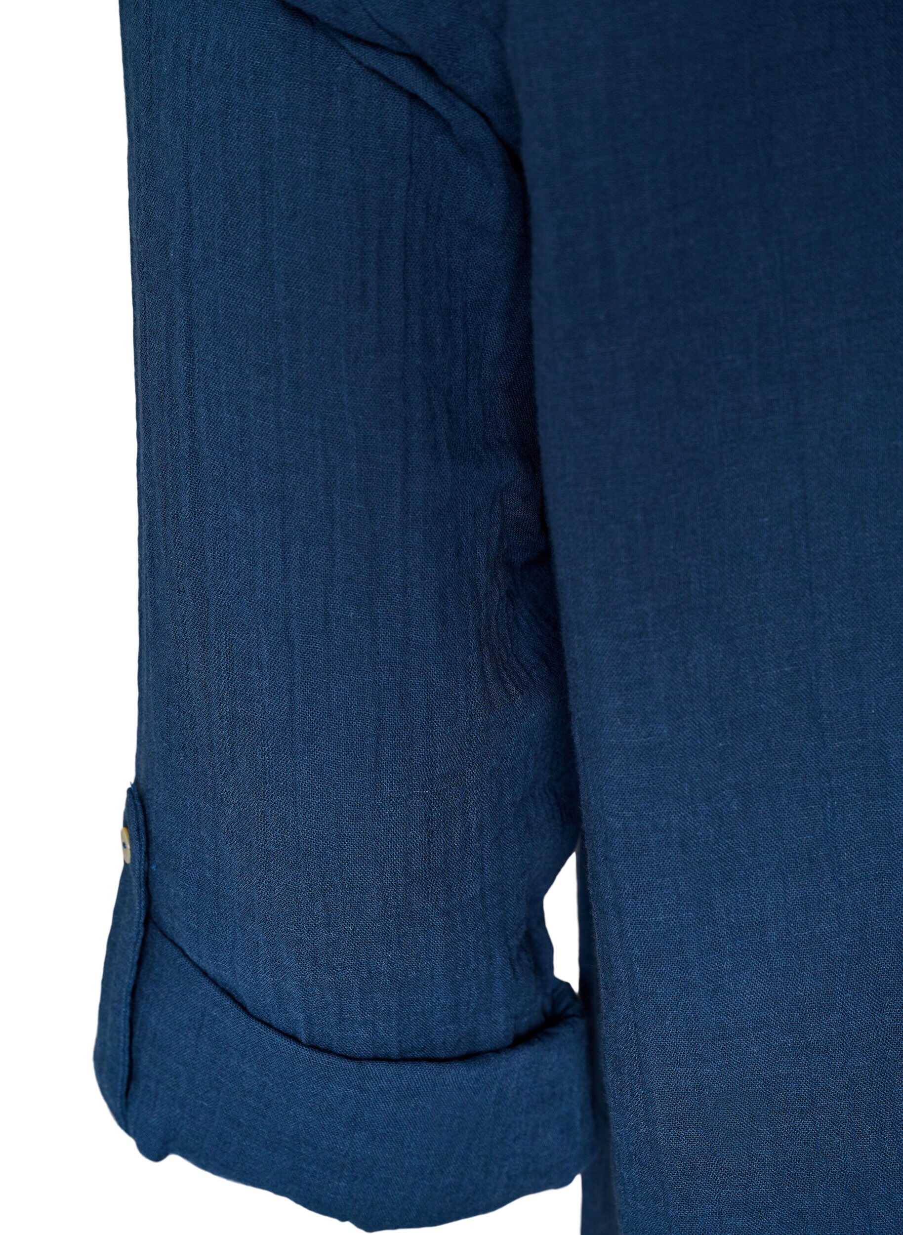 ZizziTunique en mousseline de coton avec broderie anglaise, Bleu, Packshot image number 3