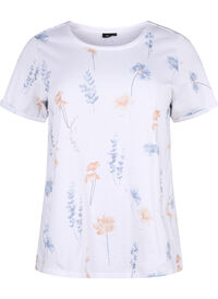 T-shirt en coton biologique avec imprimé floral