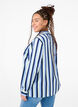 Chemises en satin rayé, Blue Stripe, Model image number 1