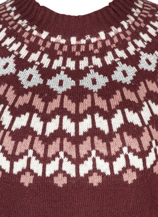 Gebreide trui met wol en patroon, Port Royal Comb, Packshot image number 2