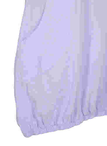 Robe en coton à manches courtes, Lavender, Packshot image number 3