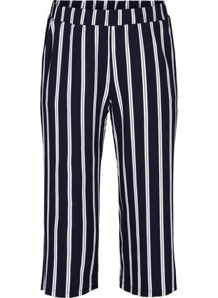 Pantalon ample avec longueur 7/8, Night Sky Stripe, Packshot image number 0