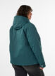 Gewatteerde parka met afneembare capuchon, Groen, Model image number 2