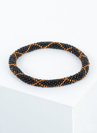 Bracelet de perles, Black/Cobber Cross, Packshot image number 1