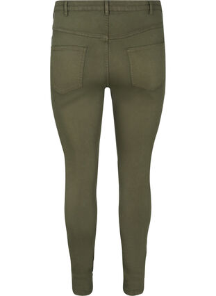 Super slim Amy jeans met hoge taille, Forest Ngt, Packshot image number 1