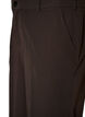 Pantalon de tailleur taille haute avec plis marqu&eacute;s, Marron, Packshot image number 2