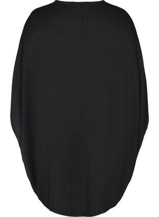 Robe unie chauve-souris, Black, Packshot image number 1