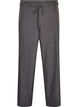 Pantalon de tailleur avec plis marqu&eacute;s et ceinture &agrave; nouer, Gris anthracite, Packshot image number 0