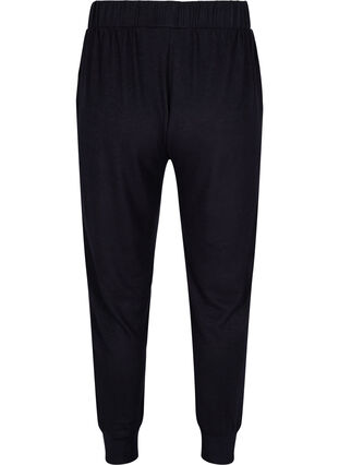 Pantalon ample en viscose, Black, Packshot image number 1