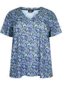FLASH - T-shirt imprimé avec col en V