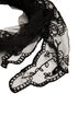 &Eacute;charpe triangulaire en dentelle, Noir, Packshot image number 1