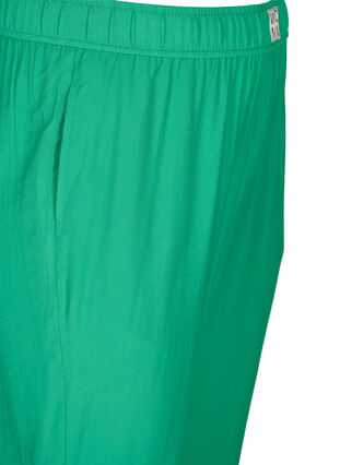 Pantalon ample en viscose avec bord élastiqué et poches, Mint, Packshot image number 3