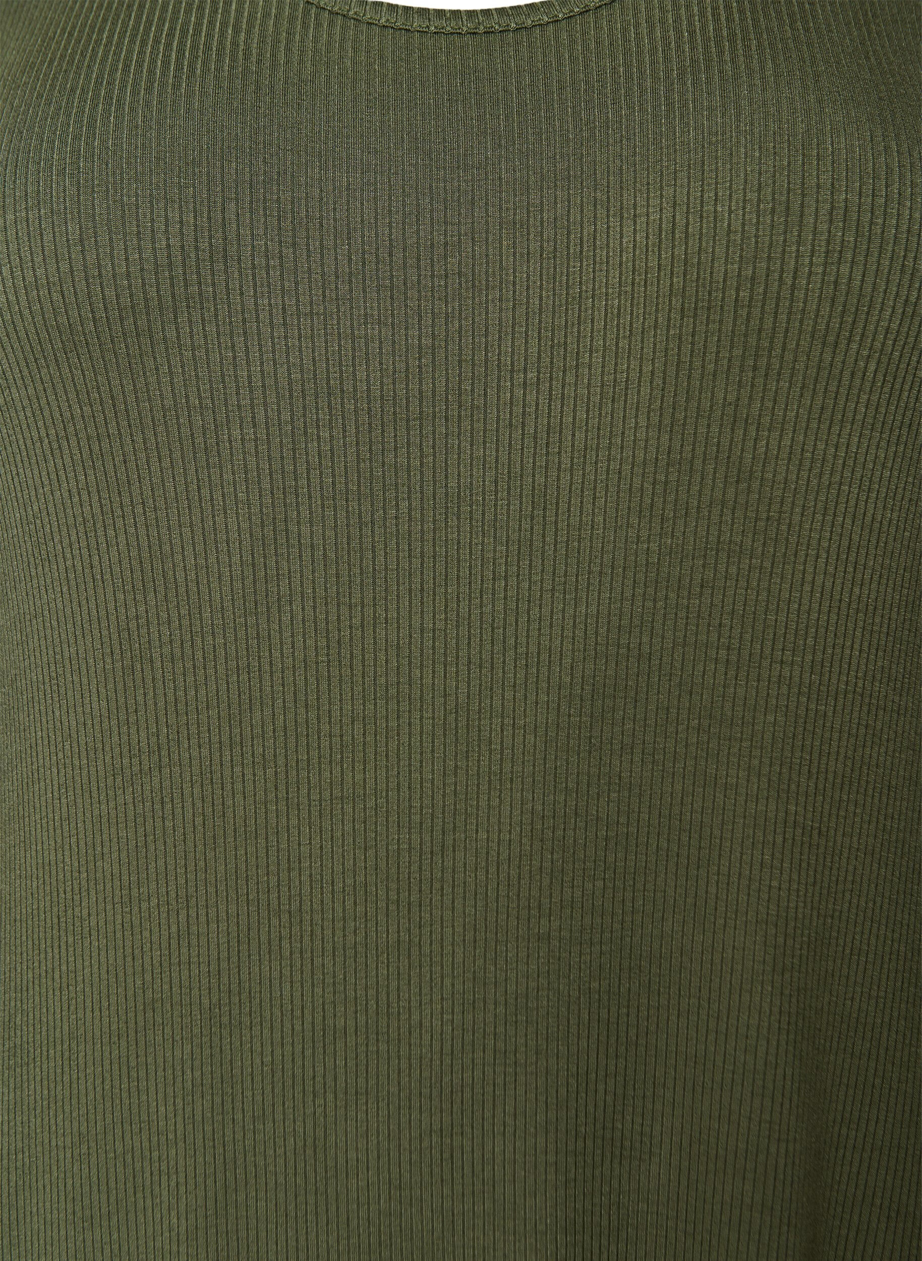 ZizziRobe c&ocirc;tel&eacute;e sans manches en viscose, Vert, Packshot image number 2