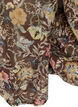 Blouse &agrave; imprim&eacute; floral et manches ballon, Marron, Packshot image number 3