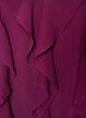 Jurk met ruches en V-hals, Rood, Packshot image number 2