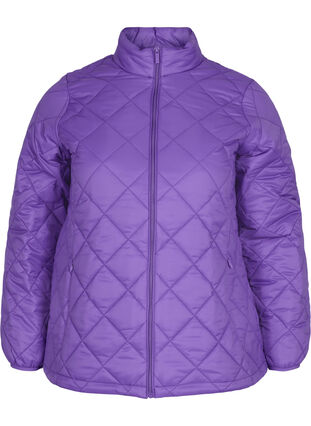 Veste légère matelassée avec fermeture éclair et poches, Ultra Violet, Packshot image number 0