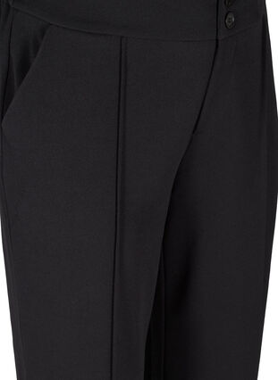 Pantalon uni classique, Black, Packshot image number 2