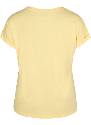 T-shirt à manches courtes en coton mélangé, Popcorn, Packshot image number 1