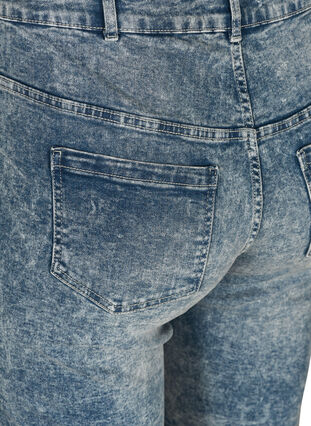 Short en jean taille haute, Light blue denim, Packshot image number 3