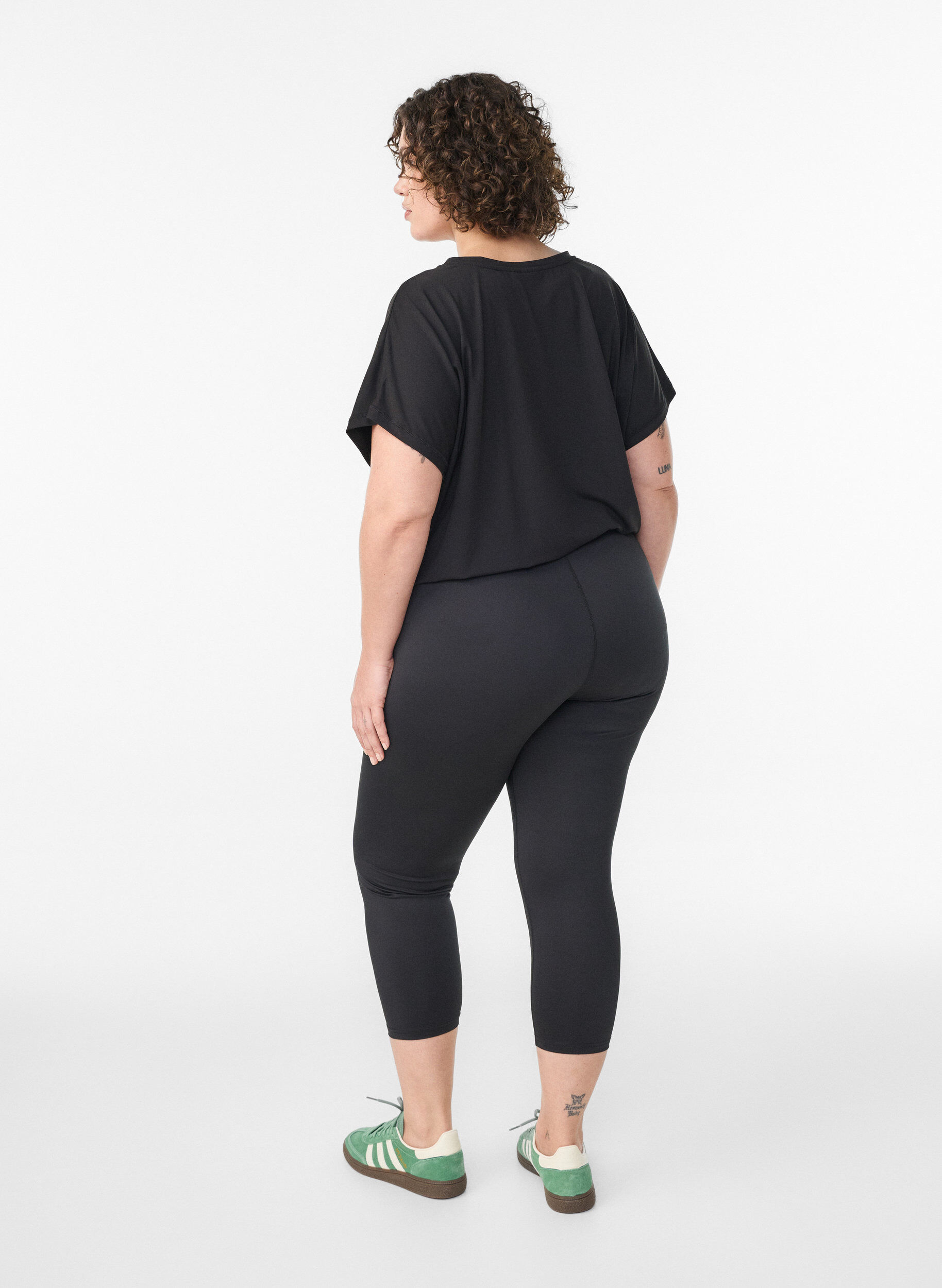 ZizziStrakke sportlegging, Zwart, Model image number 2
