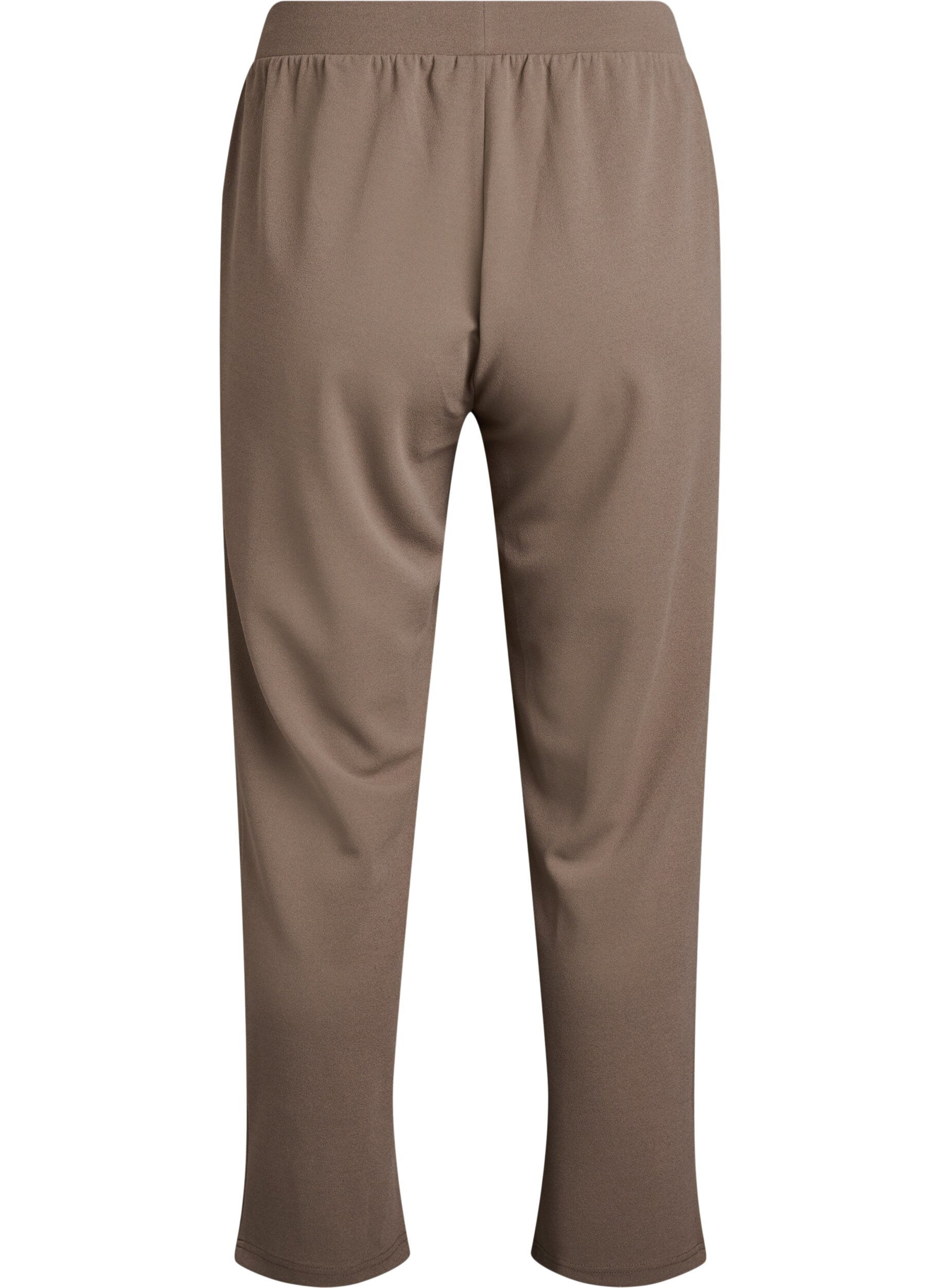 ZizziBroek met rechte pasvorm, Beige, Packshot image number 1