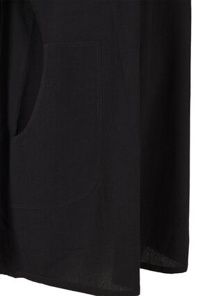 Tunique à manches courtes en coton, Black, Packshot image number 3