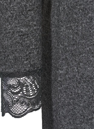 Robe manches longues, Dark Grey Melange, Packshot image number 3