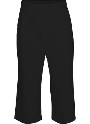 Pantalon ample avec longueur 7/8, Black, Packshot image number 0