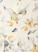 Blouse en lin et viscose avec un col en V et une fermeture boutonn&eacute;e, Blanc, Packshot image number 2