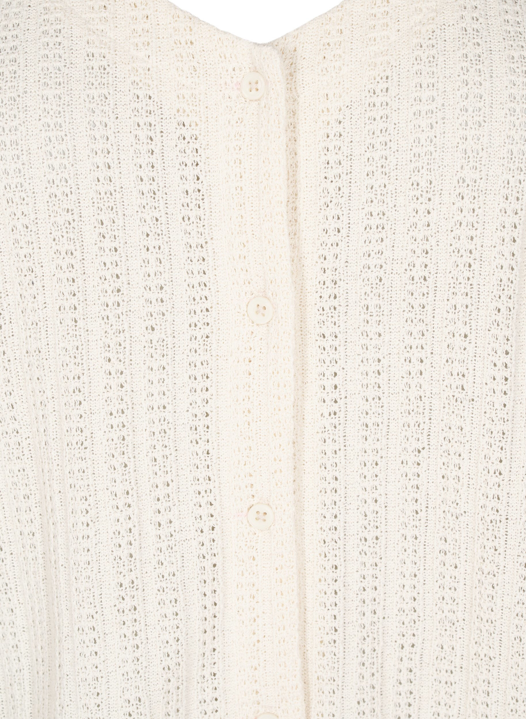 ZizziCardigan met korte mouwen, Vanille, Packshot image number 2