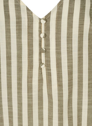 Top à rayures en cotton, Ivy Green Y/D, Packshot image number 2