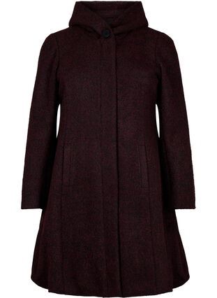 Manteau avec capuche et forme en A, Port Royal Mel., Packshot image number 0