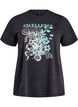 T-shirt en coton biologique avec une impression cool, Gris anthracite, Packshot image number 0