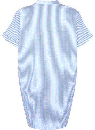 Chemise rayée avec poches de poitrine, Light Blue Stripe , Packshot image number 1