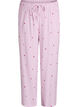 Pantalon de nuit ample &agrave; rayures et c&oelig;urs, Rose, Packshot image number 0
