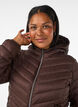 Lichtgewicht jas met capuchon, Bruin, Model image number 3