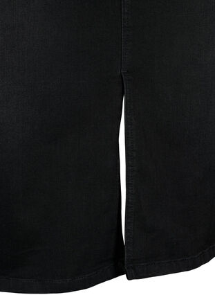 Jupe midi en jean avec fente, Black, Packshot image number 3