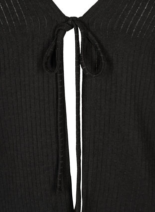 Gilet côtelé avec cordon, Black, Packshot image number 2